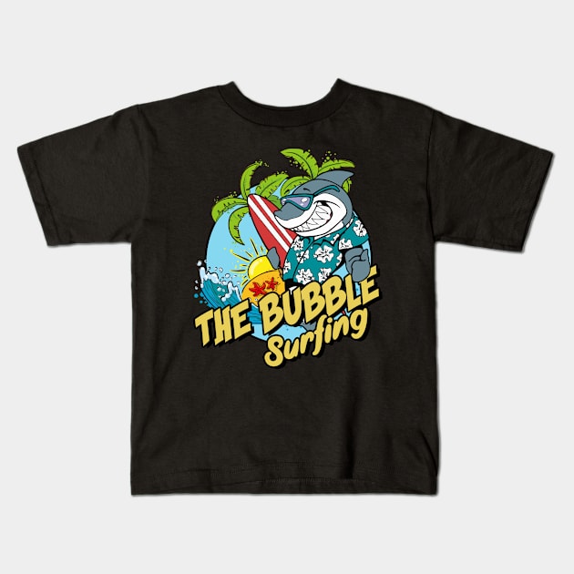 The bubble surfer gifts Kids T-Shirt by SerenityByAlex